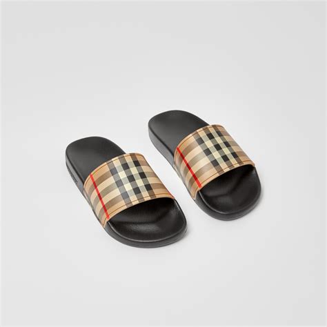 burberry slides kids|burberry slides outfit.